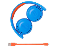 JBL JUNIOR JR300BT niebiesko-pomarańczowy - 408937 - zdjęcie 4